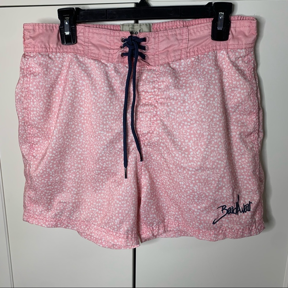 Gef France Beach Wear Floral Swim Trunks